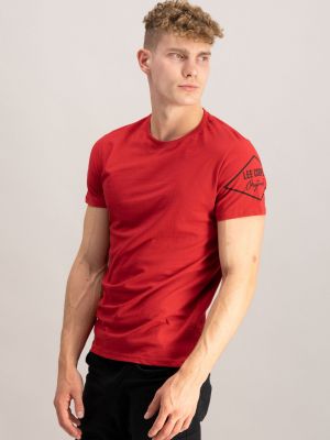 Polo marškinėliai Lee Cooper raudona