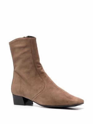 Ankle boots By Far brązowe