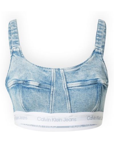 Φανελάκι Calvin Klein Jeans μπλε