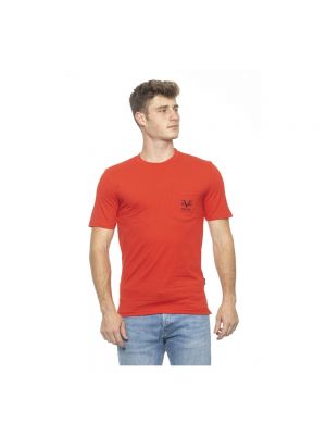 Koszulka bawełniana 19v69 Italia czerwona
