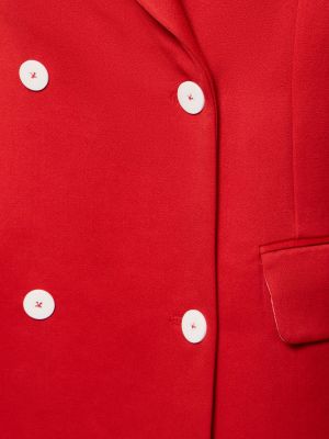 Abrigo de lana Interior rojo