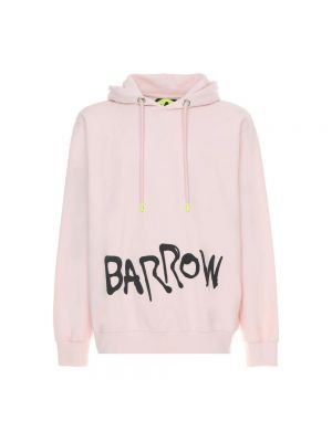 Bluza z kapturem bawełniana Barrow różowa