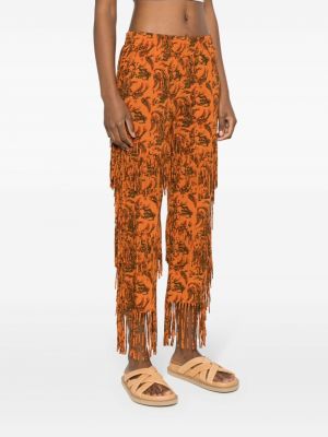 Rovné kalhoty Alanui oranžové