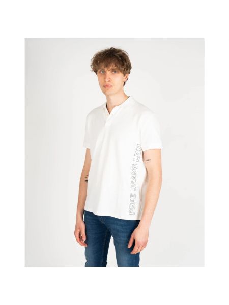 Camisa vaquera con botones Pepe Jeans blanco