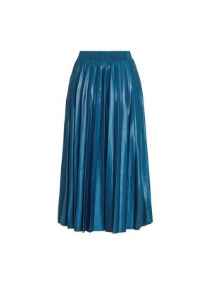 Długa spódnica Vila niebieska