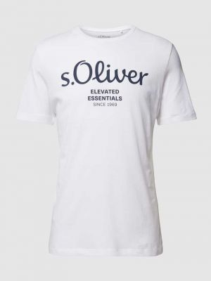 Biała koszulka S.oliver Red Label