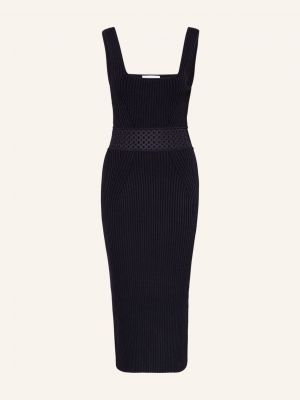 Pletené pletené pouzdrové šaty Simkhai černé