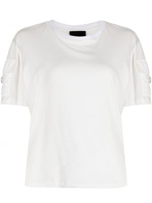 Kokvilnas t-krekls Cynthia Rowley balts