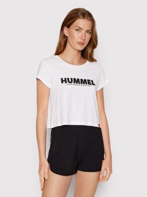 Relaxed топ Hummel бяло