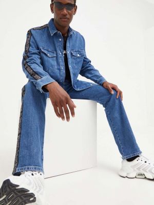 Koszula jeansowa relaxed fit Karl Lagerfeld Jeans niebieska