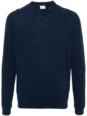 Βαμβακερός πουλόβερ Eleventy μπλε
