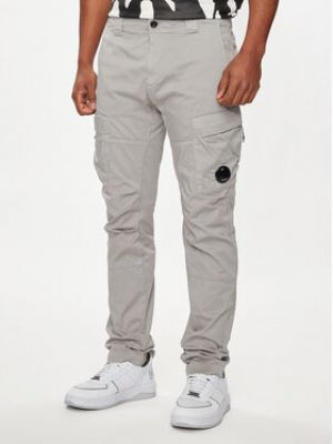 Slim fit kalhoty C.p. Company šedé