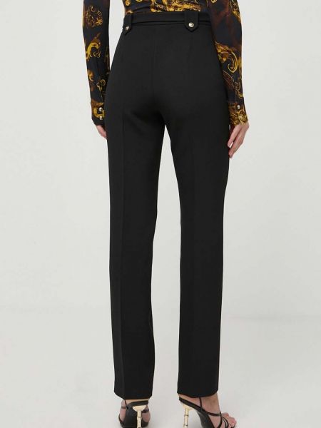 Cargo kalhoty s vysokým pasem Versace Jeans Couture černé