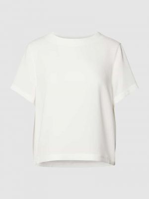 Koszulka relaxed fit w jednolitym kolorze Windsor biała