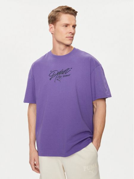 Marškinėliai Puma violetinė