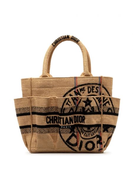 Шопинг чанта Christian Dior Pre-owned кафяво
