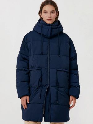 Утепленная демисезонная куртка Finn Flare синяя