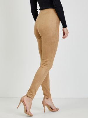 Semišové kalhoty Orsay hnědé