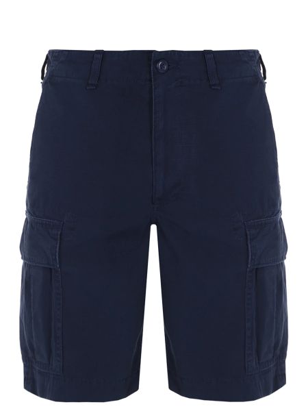 Хлопковые шорты Polo Ralph Lauren синие