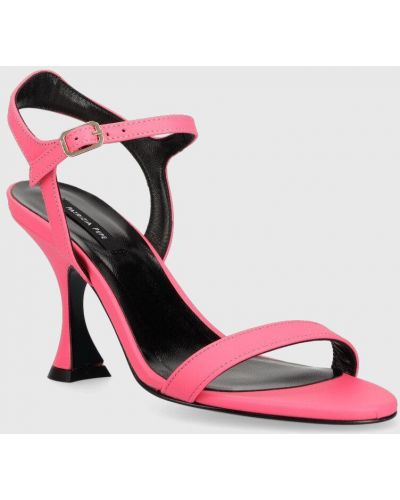 Kožne sandale Patrizia Pepe ružičasta