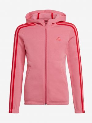 Mikina na zips Adidas Performance ružová