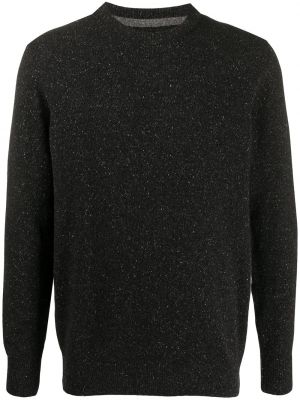 Jersey con bordado de tela jersey Barbour negro