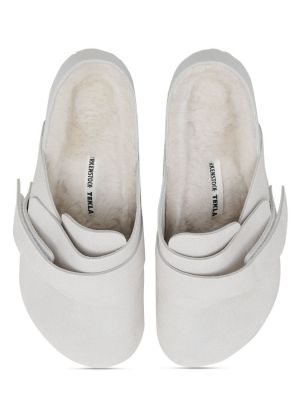 Seemisnahksed loafer-kingad Birkenstock Tekla valge