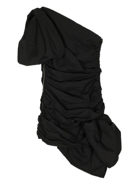 Koktejlové šaty s mašlí Pushbutton černé
