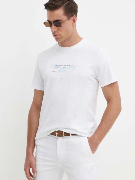 Bombažna majica Pepe Jeans bela