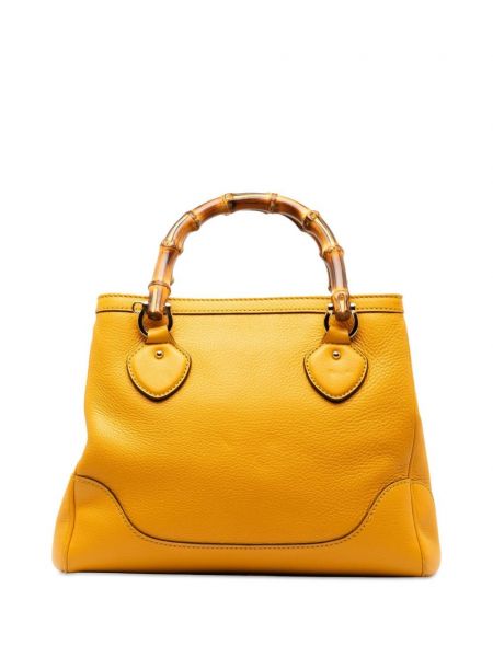 Bambusová taška Gucci Pre-owned žlutá