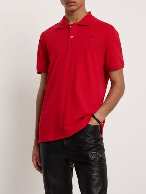 Poloshirt aus baumwoll Ferrari schwarz