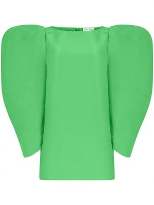 Robe de soirée à manches bouffantes Nina Ricci vert