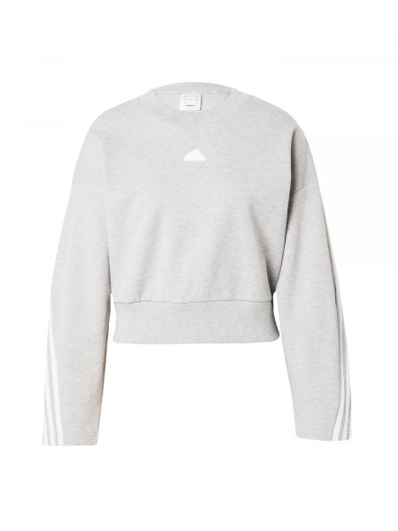 Меланжов пуловер с качулка Adidas Sportswear