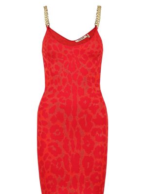Коктейльное платье Roberto Cavalli красное
