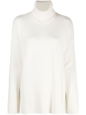 Пуловер с кръгло деколте P.a.r.o.s.h. бяло