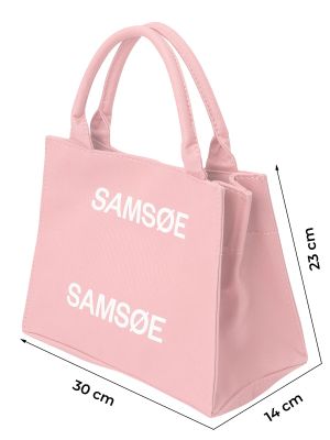 Шопинг чанта Samsøe Samsøe бяло