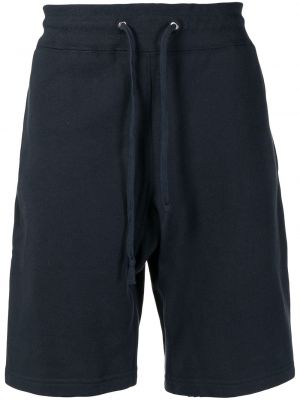 Bombažne kratke hlače Suicoke modra