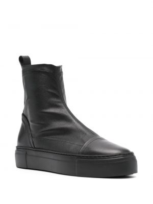 Ankle boots en cuir Agl noir
