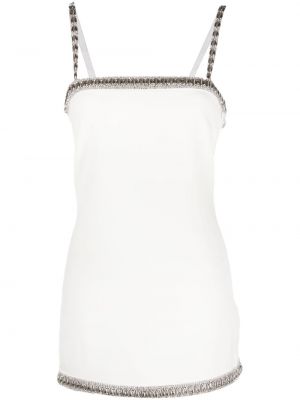 Коктейлна рокля без ръкави Retrofete бяло