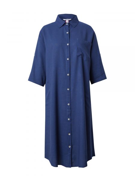 Šaty s golierom Zabaione modrá