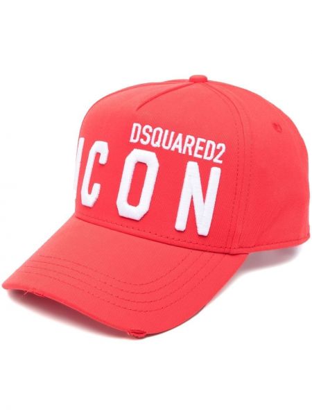Șapcă Dsquared2 roșu