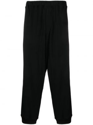 Pantaloni sport din bumbac Yohji Yamamoto negru