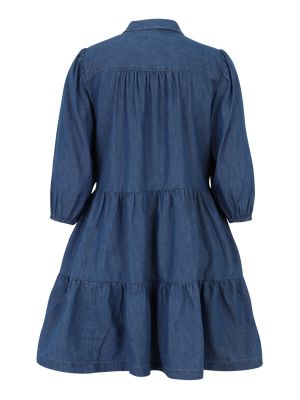 Košeľové šaty Gap Petite modrá