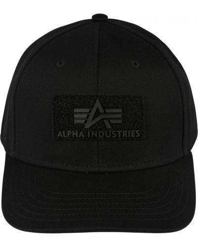 Kepurė su snapeliu Alpha Industries juoda