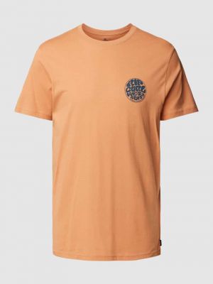 Koszulka z nadrukiem Rip Curl pomarańczowa