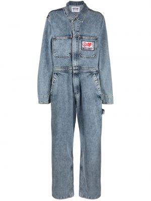 Overal Moschino Jeans modrý