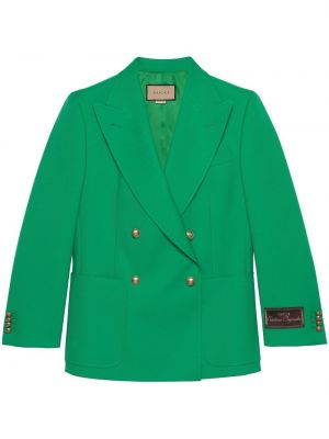 Zielony garnitur Gucci