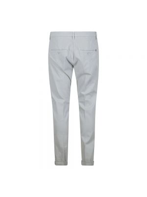 Pantalones chinos de algodón Dondup gris