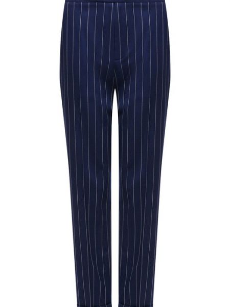 Шерстяные брюки Ralph Lauren синие