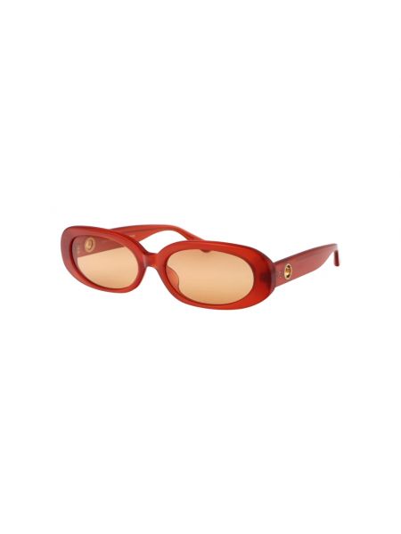 Okulary przeciwsłoneczne Linda Farrow czerwone